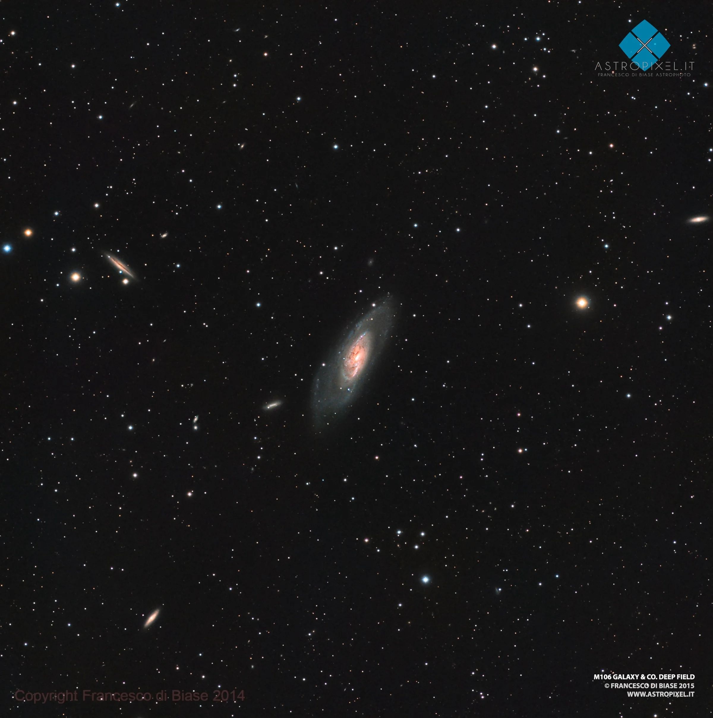 M106 Galaxy & Co. deep field