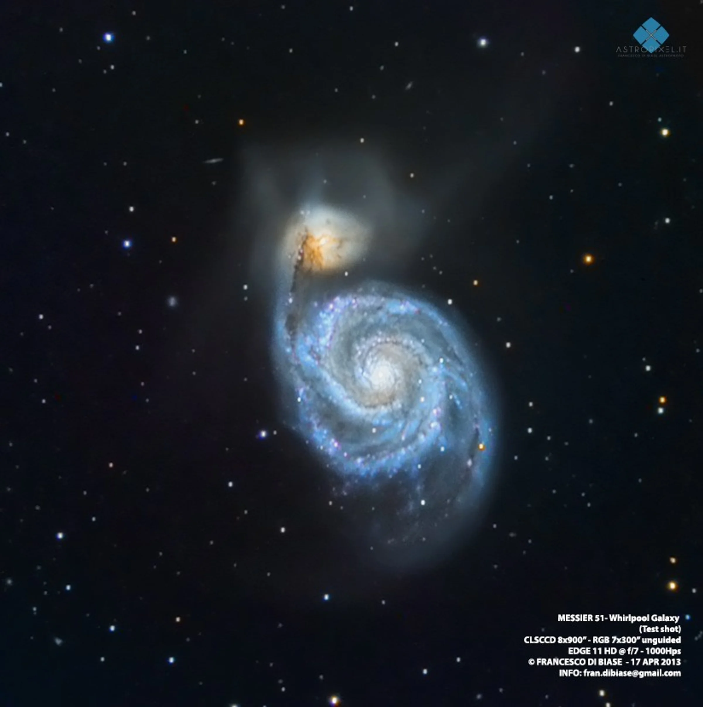 M51 Whirpool Galaxy 2013