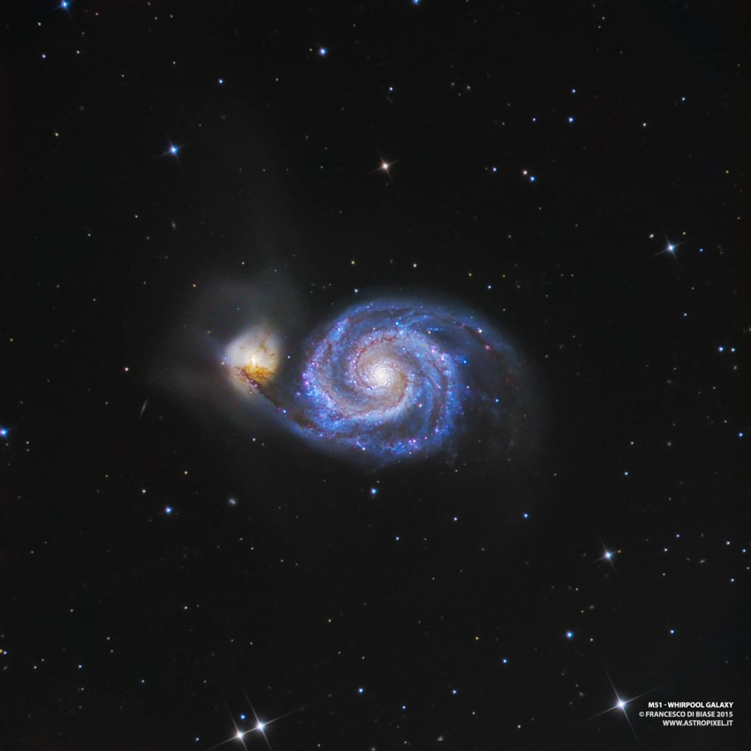 M51 Whirpool Galaxy 2015