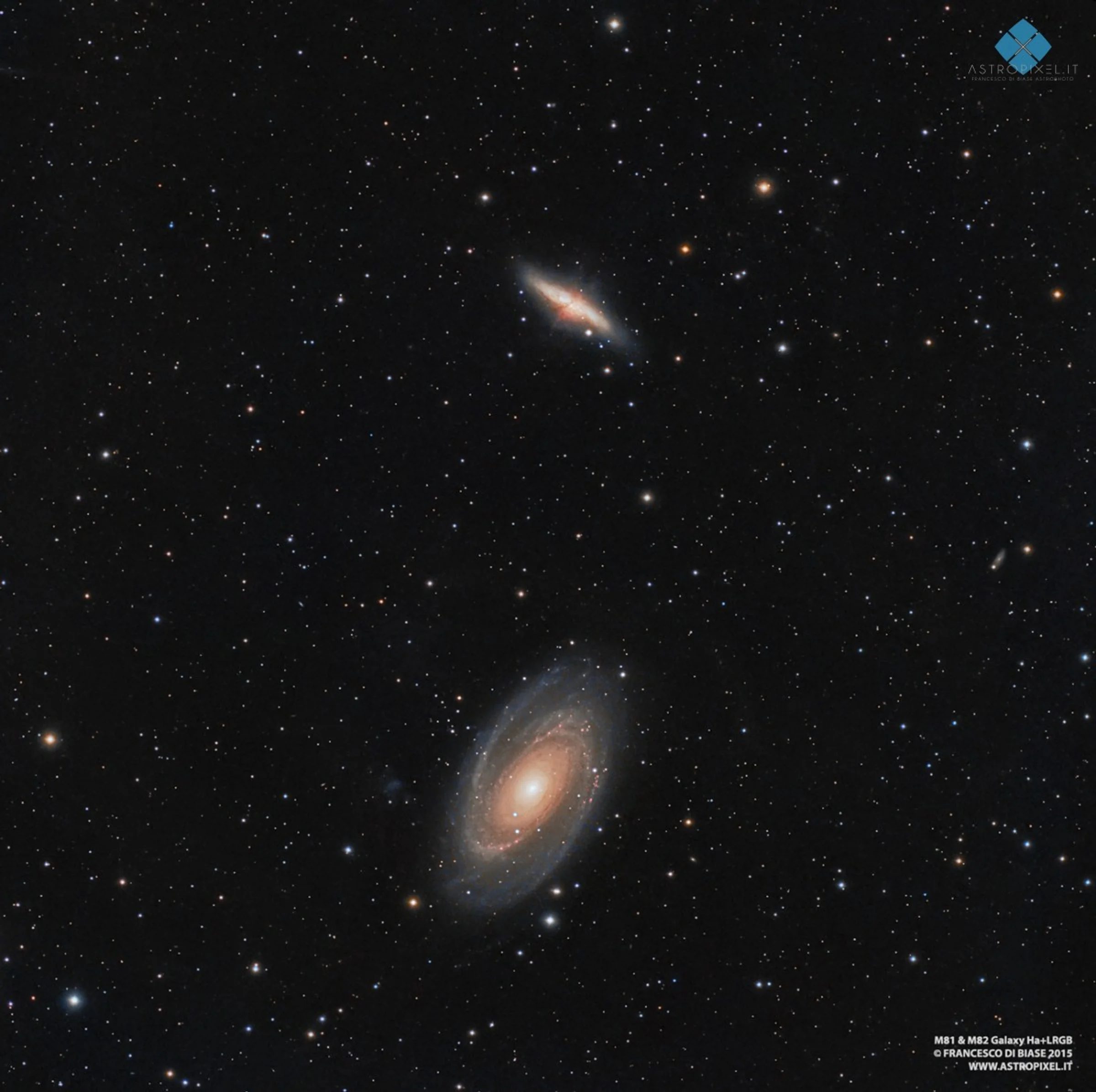 M81 & M82 field (Ha+LRGB)