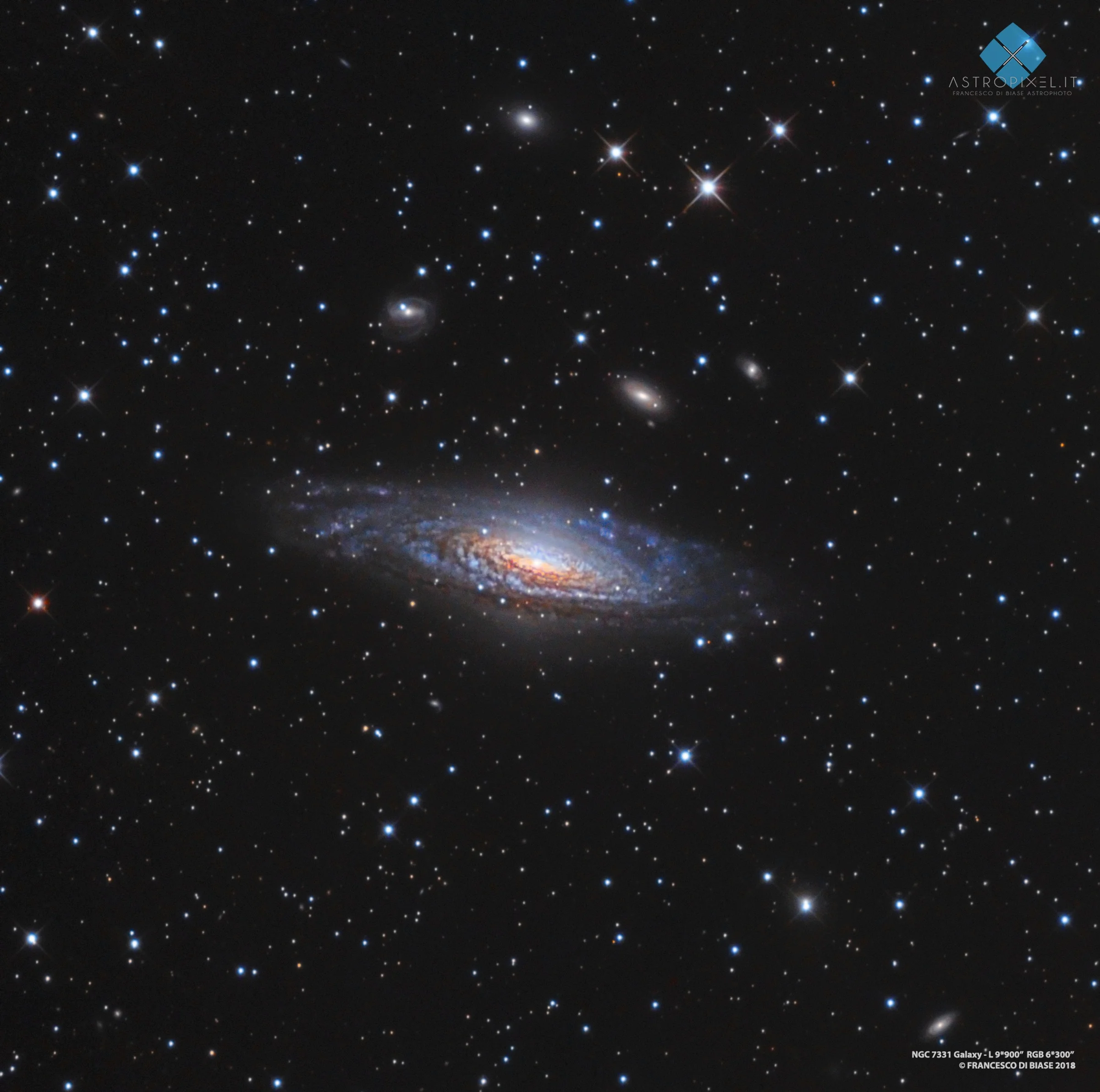 NGC 7331 Spiral Galaxy