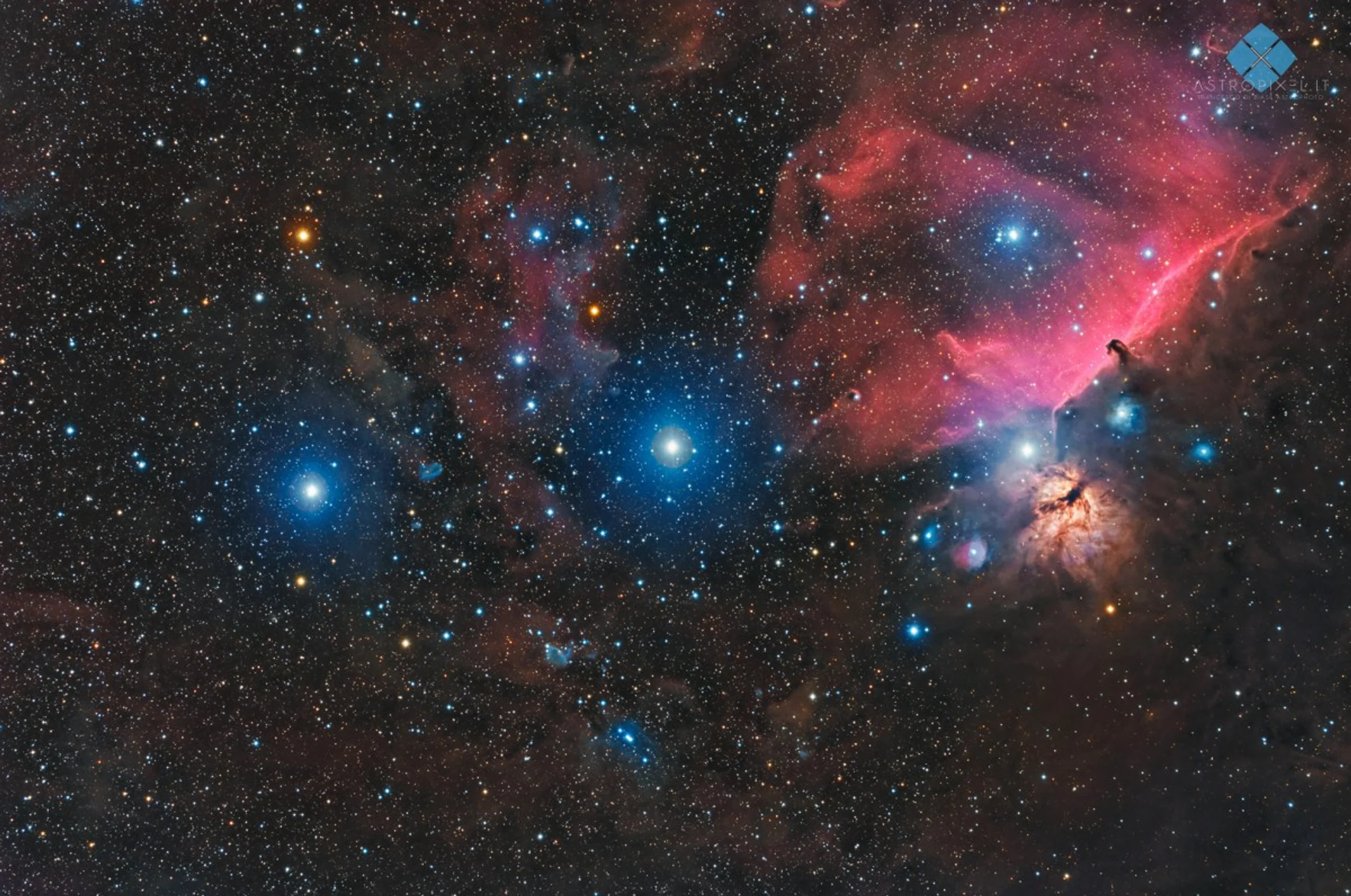 The Orion Belt - HaLRGB (fits by M.Cabibbo)