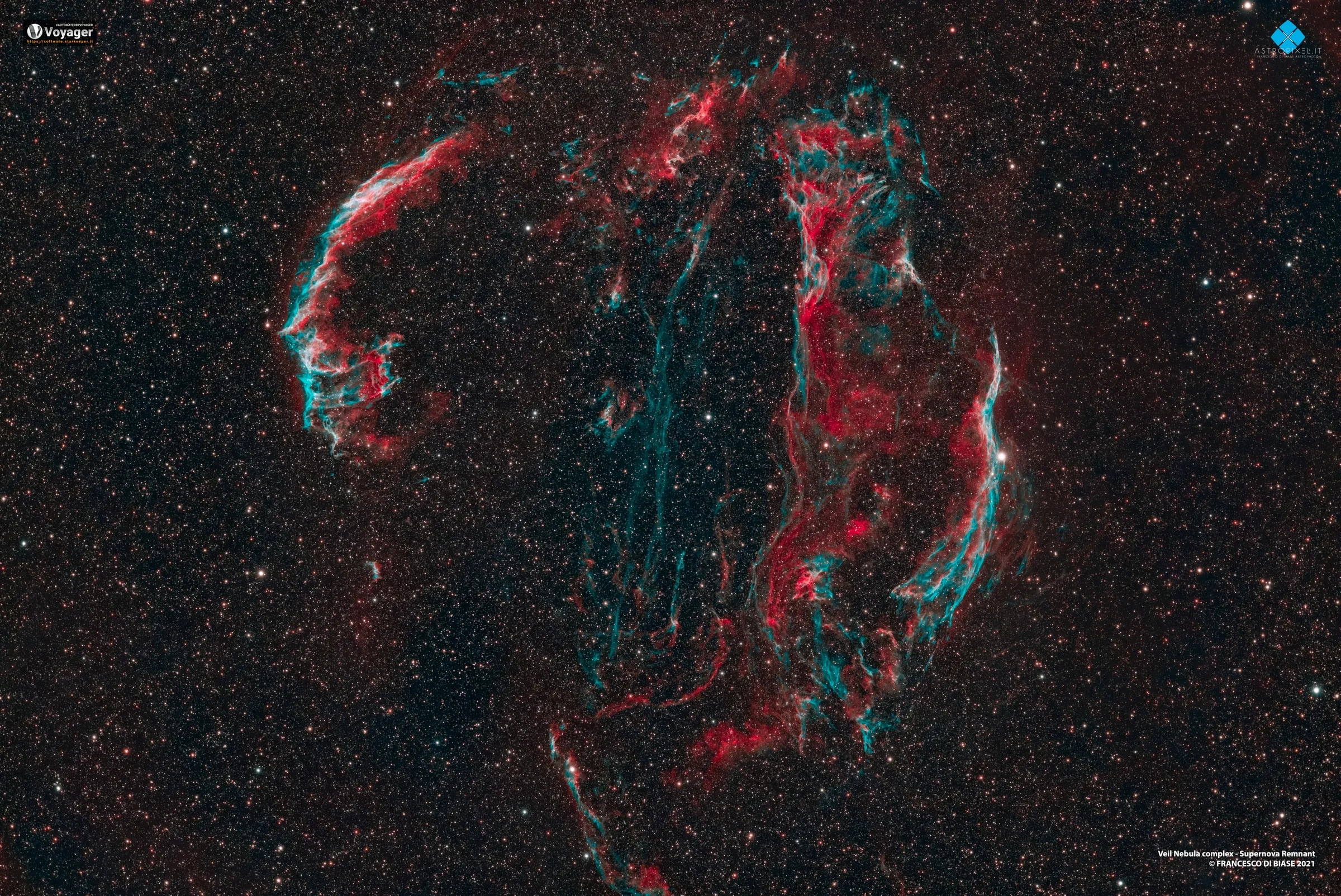 Veil Nebula complex - Supernova remnant